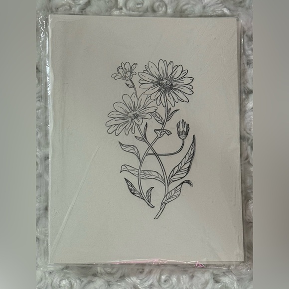 Floral Greeting Cards 6 per pack Handmade - Picture 1 of 1